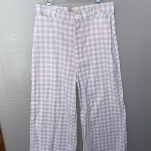 Purple Plaid Pants